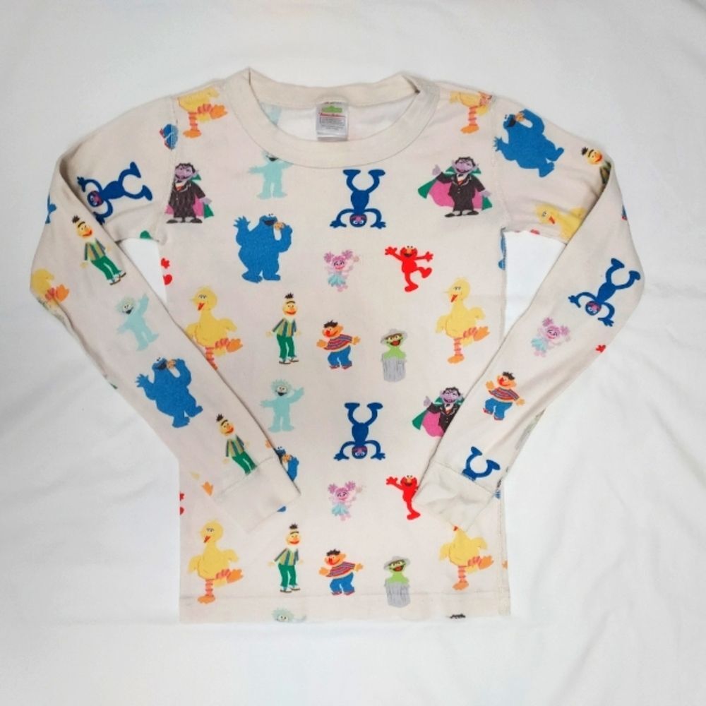 Hanna Andersson Sesame Street Kids Long Sleeve Top US8